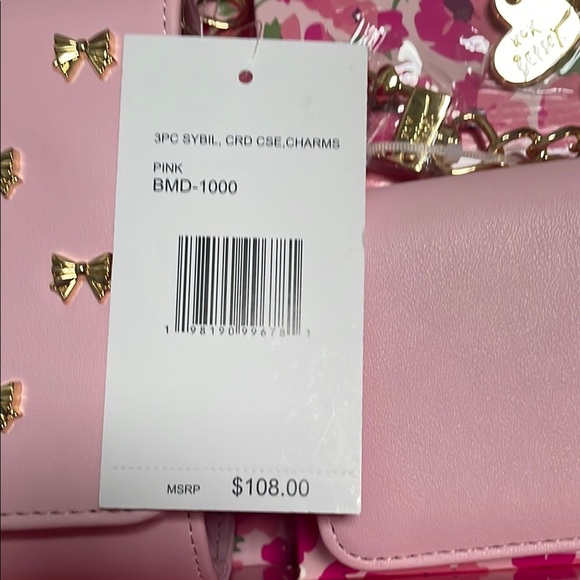 Betsey Johnson Sybil  Crossbody Bag with Floral Accents - Picture 3 of 13